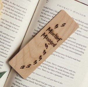 Mischief Managed - Harry Potter Inspired Wooden Bookmark