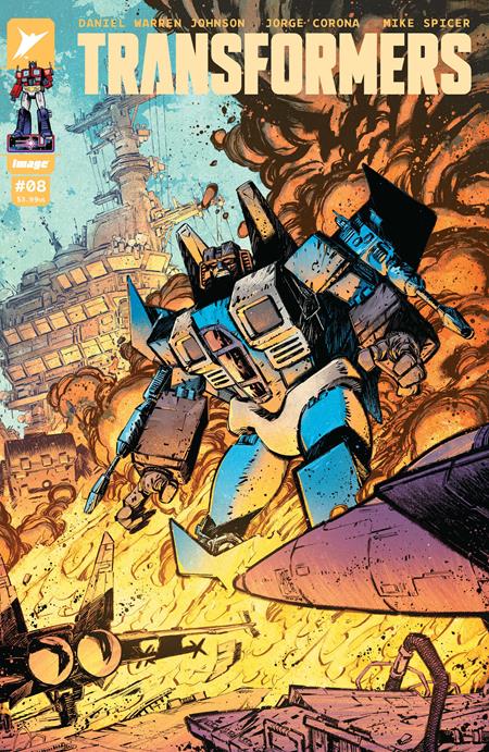 Transformers #8 (Cover B - Jorge Corona & Mike Spicer Variant)