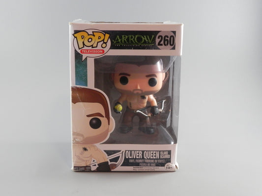 Pop! Television - Arrow: The Television Series - Oliver Queen (Island Scarred) #260