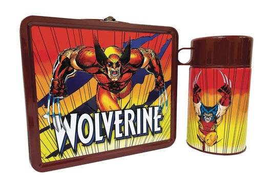 Tin Titans Marvel Wolverine Lunchbox & Thermos