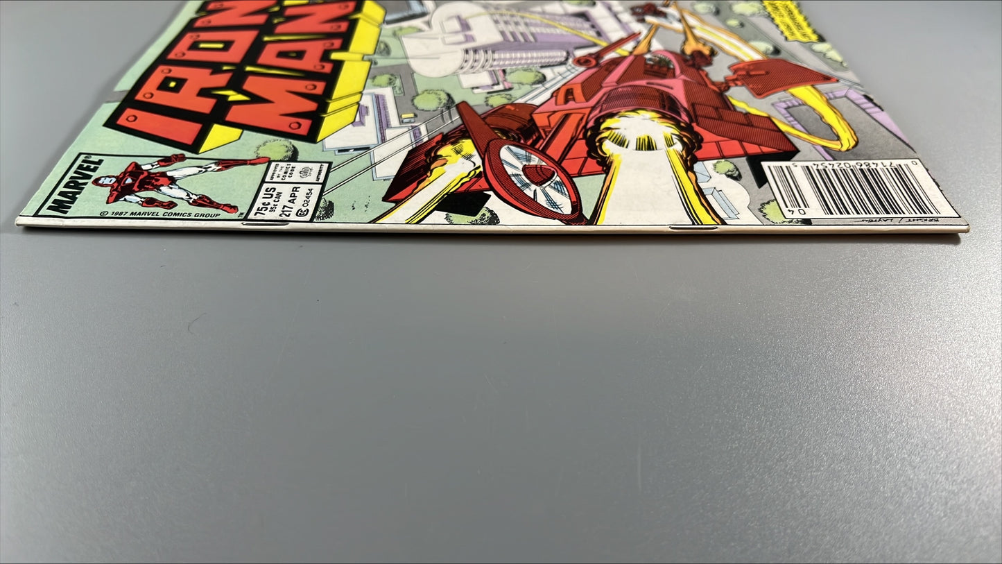 Iron Man #217 (Newsstand)