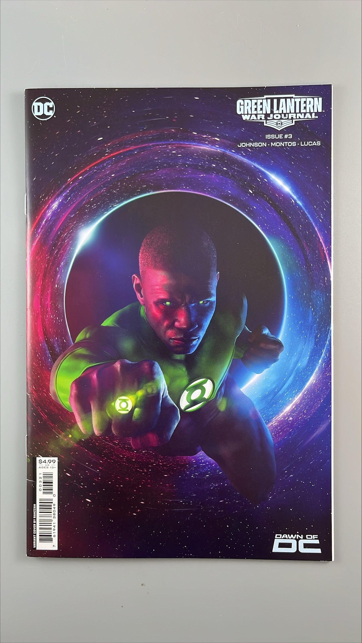 Green Lantern: War Journal #3 (Rahzzah Variant Cover)