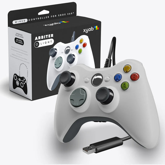 XYAB Wired Xbox 360 Controller - White
