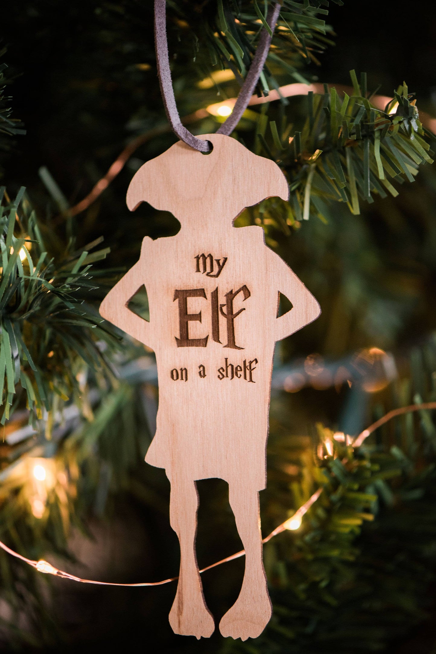 Dobby - My Elf on a Shelf - Harry Potter Wooden Ornament