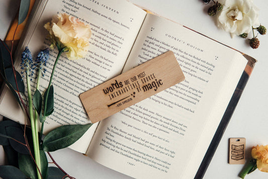 Words Are... - Harry Potter Inspired Wooden Bookmark