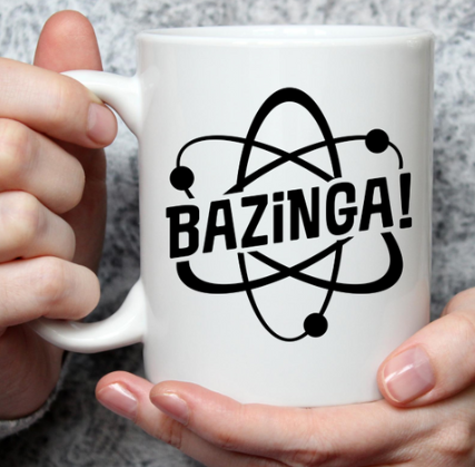 Bazinga Mug - The Big Bang Theory Inspired