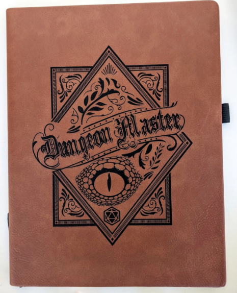 Vintage-Style Dungeon Master - Vegan Leather Journal