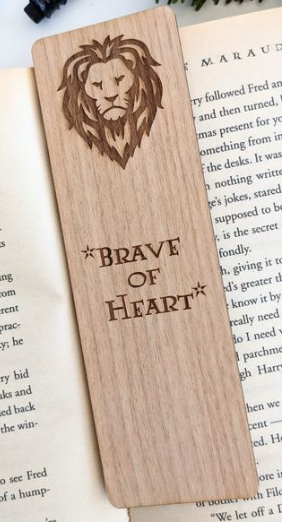 Gryffindor - Harry Potter Inspired Wooden Bookmark