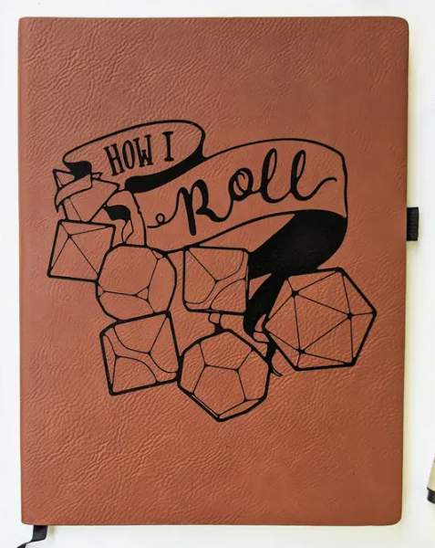 How I Roll - Vegan Leather Journal