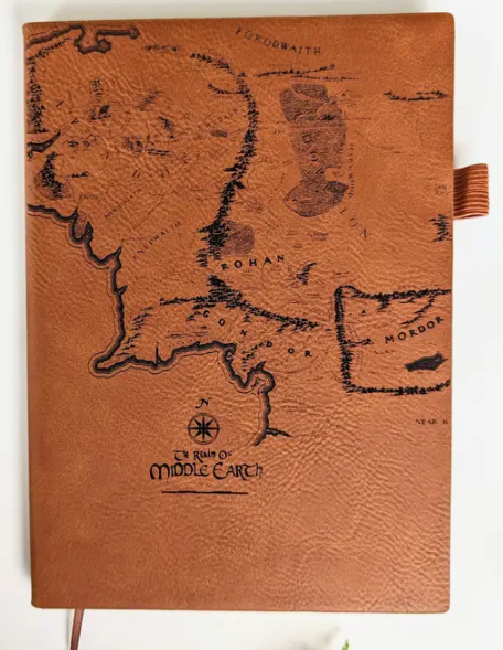 Map of Middle-Earth - Vegan Leather Mini Journal