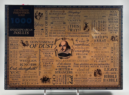 Shakespearean Insults - 1000 piece puzzle (NEW)