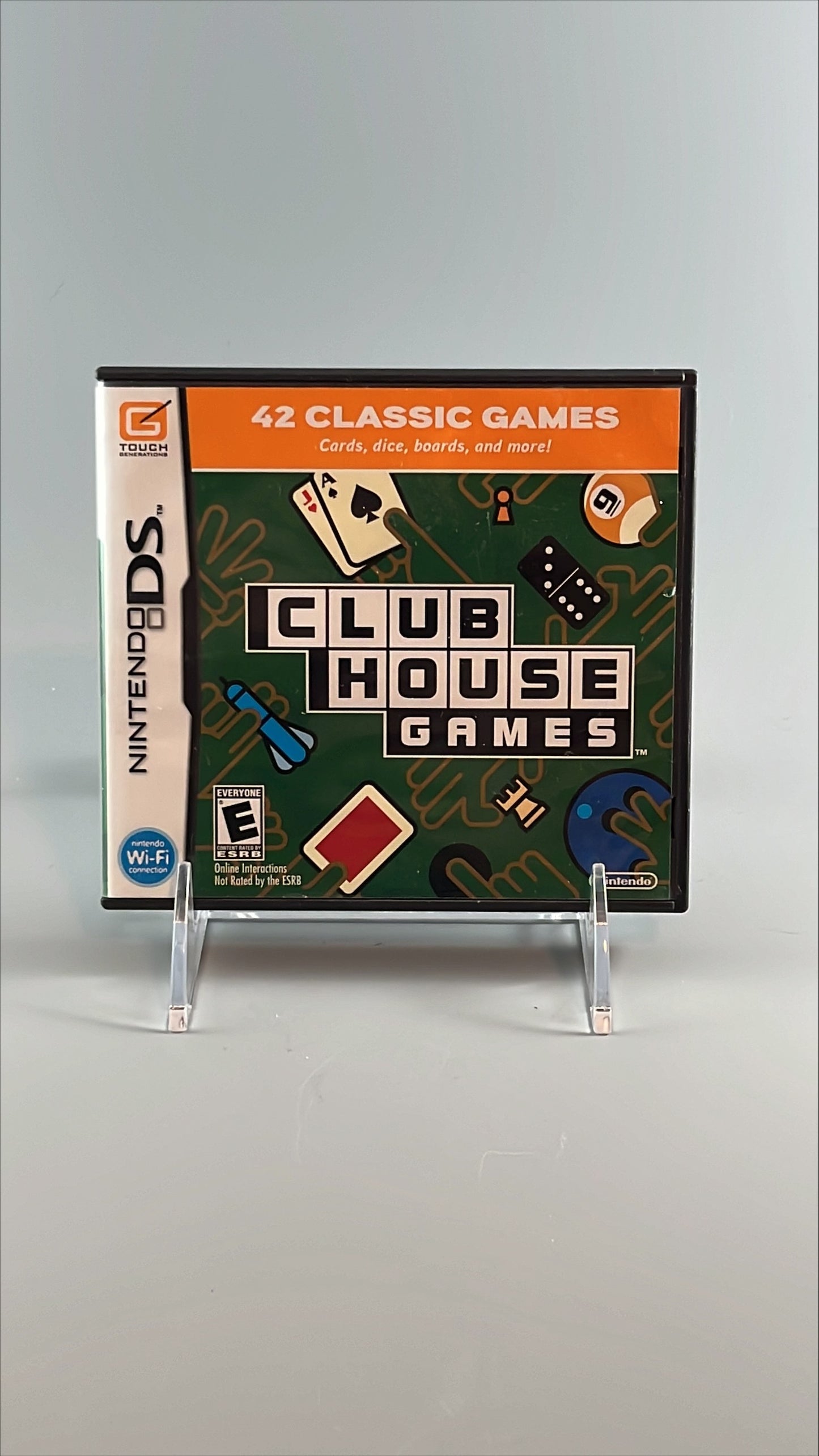 Nintendo DS Clubhouse Games~42 Classic Games Cards, Dice, Boards