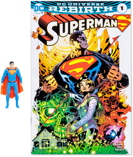 DC Universe Rebirth - Superman Comic w/ 3" Action Figure