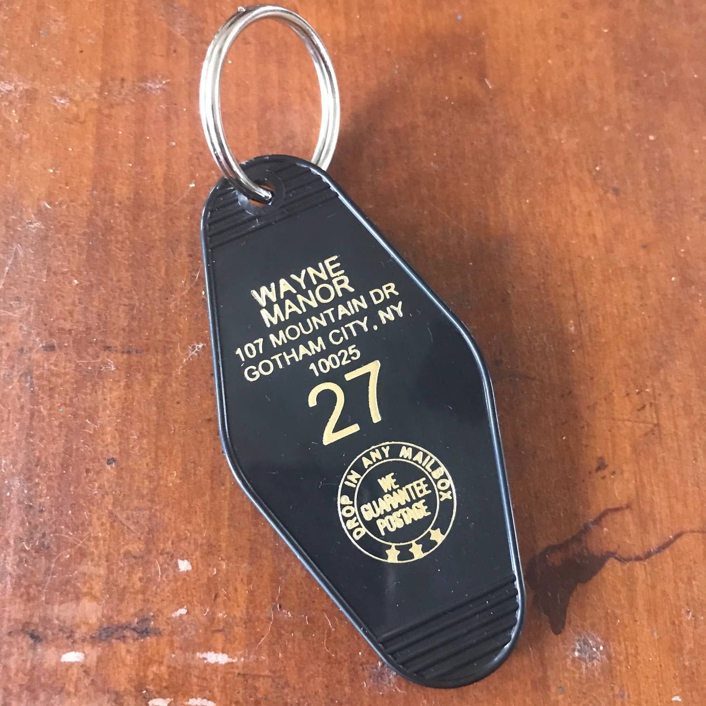 Wayne Manor Motel-Style Key Fob