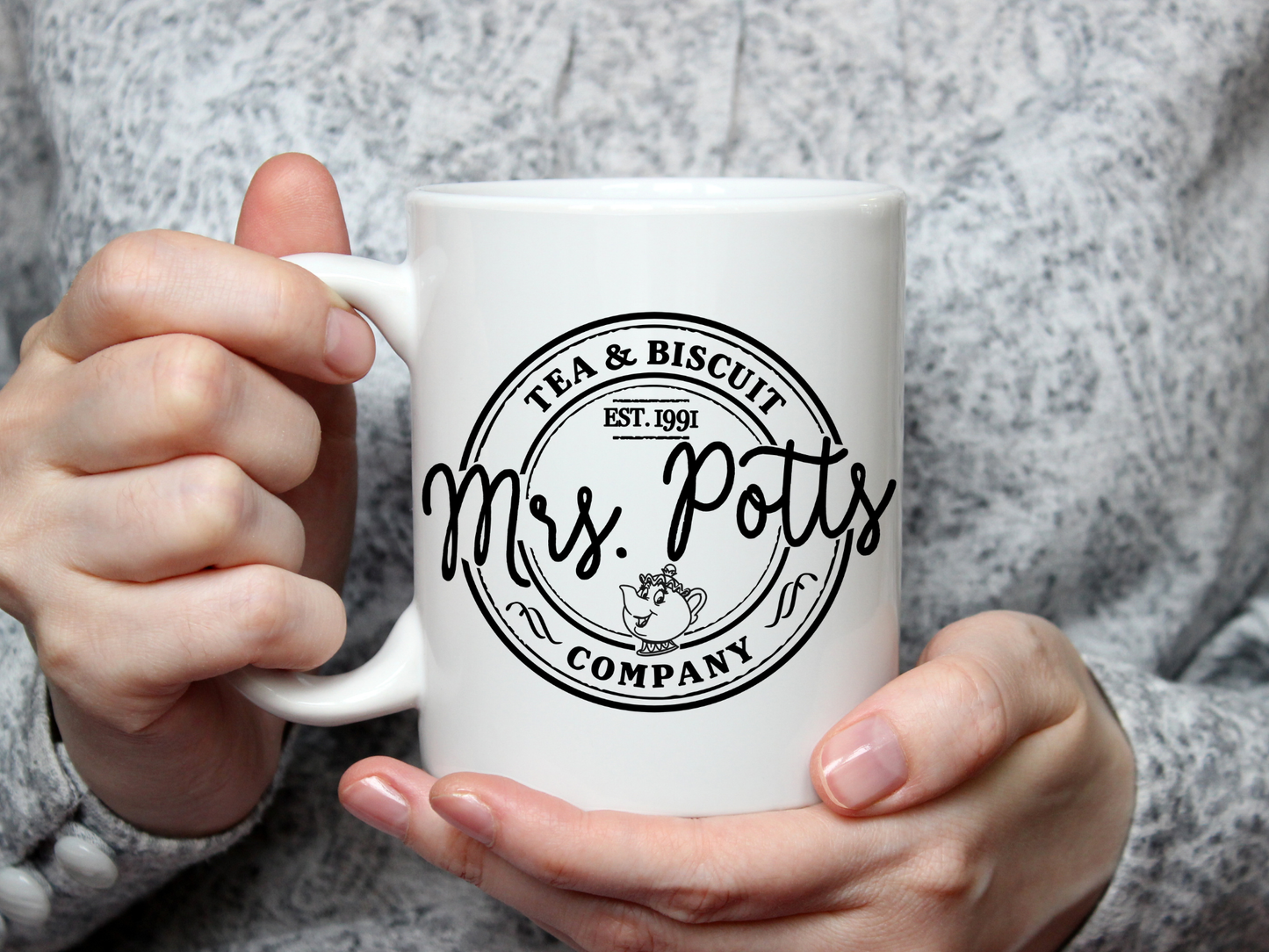 Mrs. Potts - Beauty & the Beast Inspired Double-Sided Mug