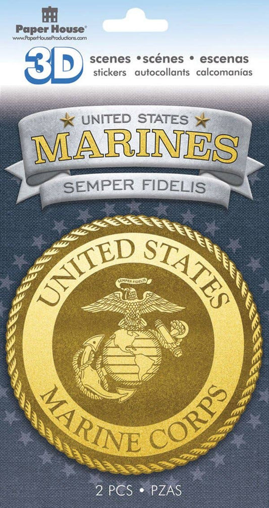 Marines Emblem Dimensional Sticker