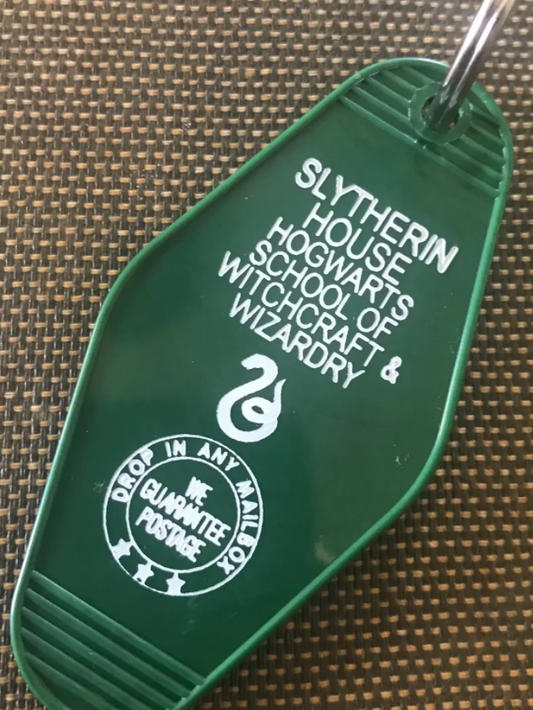 Slytherin Motel-Style Key Fob